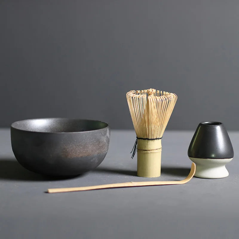 4/5pcs/set Japanese Tea Matcha Brush Baiben Tea Combination of Song Dynasty Tea Ordering Tools Matcha Beater Set