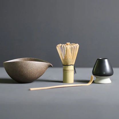 4/5pcs/set Japanese Tea Matcha Brush Baiben Tea Combination of Song Dynasty Tea Ordering Tools Matcha Beater Set