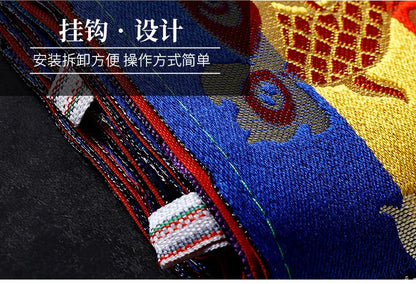 4.8 Meter long Wholesale Buddhist supplie Buddhism family Temple auspicious Embroidery wall Enclosing curtain Tapestry draperies