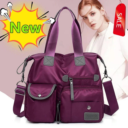 4 Colors New Arrival Nylon Women Messenger Casual Large Capacity Ladies Handbag Female Crossbody Shoulder Bags Waterproof
