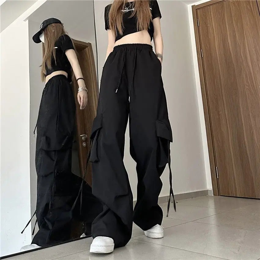 4 Colors Women Wide Cut Pants Women Loose High Waist Legging 4-Way Stretch Leggings Lady Stretchy Pants