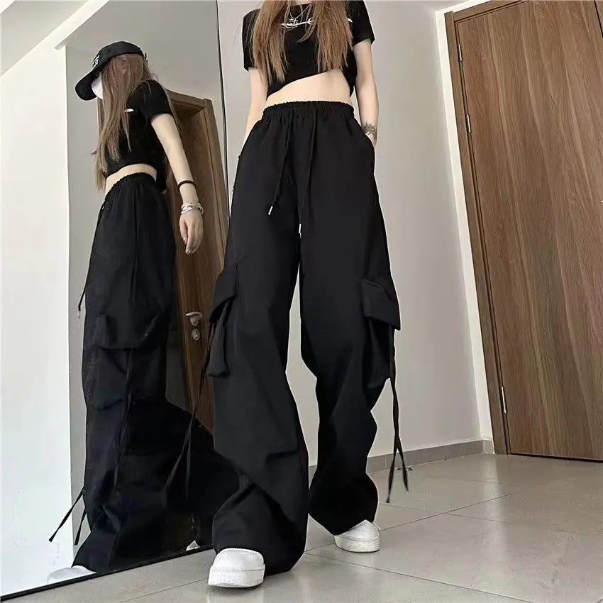 4 Colors Women Wide Cut Pants Women Loose High Waist Legging 4-Way Stretch Leggings Lady Stretchy Pants