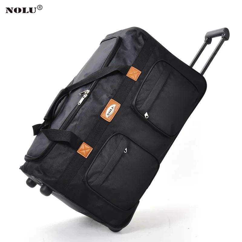 4 Sizes 20-25-28-32 Inch 2 Wheels Rolling Luggage Bags large Travel Trolley Bags Business Travel Rolling Duffle Bag on Wheels