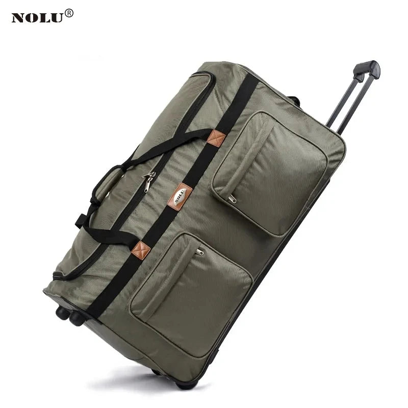 4 Sizes 20-25-28-32 Inch 2 Wheels Rolling Luggage Bags large Travel Trolley Bags Business Travel Rolling Duffle Bag on Wheels