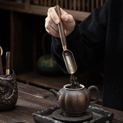4 Style Dragon Gilt Tea Set Pottery Kung Fu Tea Ceremony Accessories Storage Cloud Tea Canister Utensils Pen Case Lotus Pot