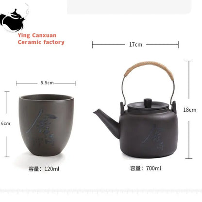 4 pcs/lot Handmade Purple Clay Teacup Hand-carved single cup Tea bowl Master Cup Chinese Teaware Drink tea set accessories