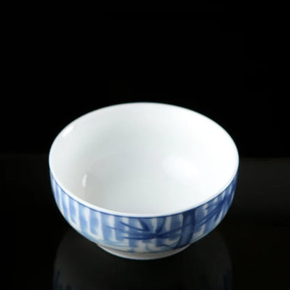 4 pcs/lot Jingdezhen Blue and white porcelain Tea cup Handmade small single cup Tea bowl Master Cup Teaware accessories 40ml