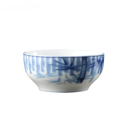 4 pcs/lot Jingdezhen Blue and white porcelain Tea cup Handmade small single cup Tea bowl Master Cup Teaware accessories 40ml
