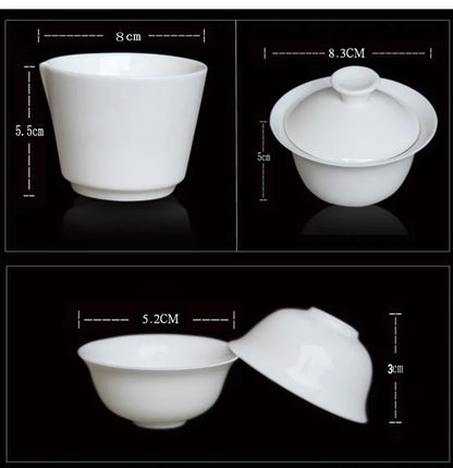4 style Travel Tea Set Chinese Portable Ceramic Bone China teaset Gaiwan Teacup Porcelain Tea Cup The Kung Fu Outdoor Teapot Set