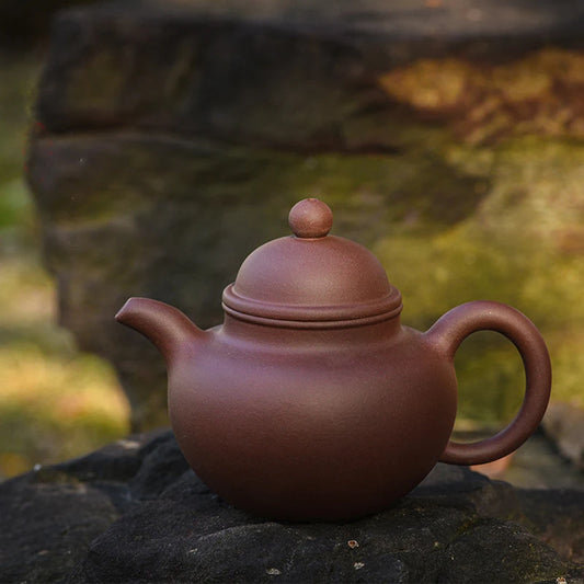 400CC Yixing Purple Clay Teapot Chinese Kettle Puer Tea Set Spherical Top Grade Teaware Real Handmade Kung Fu Zisha Tea Pot