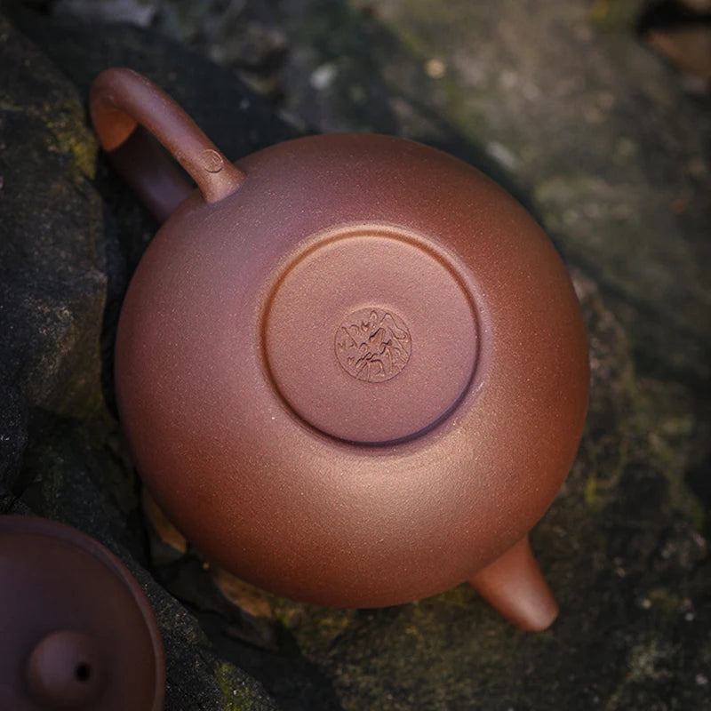 400CC Yixing Purple Clay Teapot Chinese Kettle Puer Tea Set Spherical Top Grade Teaware Real Handmade Kung Fu Zisha Tea Pot