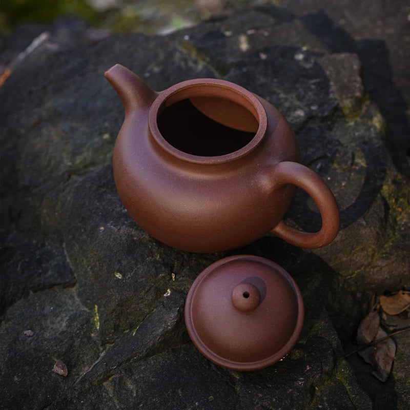 400CC Yixing Purple Clay Teapot Chinese Kettle Puer Tea Set Spherical Top Grade Teaware Real Handmade Kung Fu Zisha Tea Pot