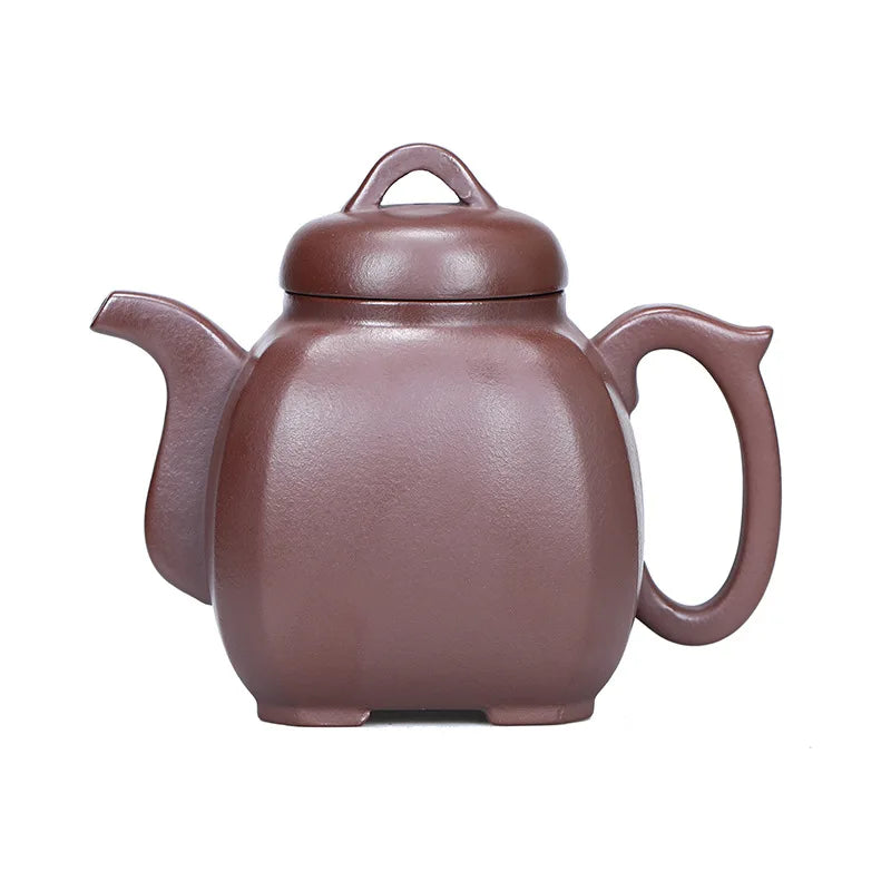 400cc Chinese Yixing High-end Purple Clay Teapots Famous Artists Handmade Tea Pot Kettle ZiSha Tea Set Collection Grade
