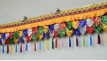 400cm long Wholesale Buddhist supply Buddhism HOME Temple buddha hall Wall enclosure Deco Enclosing Tapestry draperies curtain