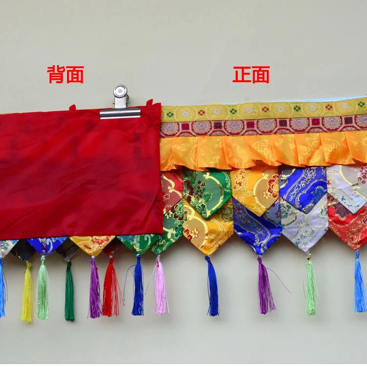400cm long Wholesale Buddhist supply Buddhism HOME Temple buddha hall Wall enclosure Deco Enclosing Tapestry draperies curtain