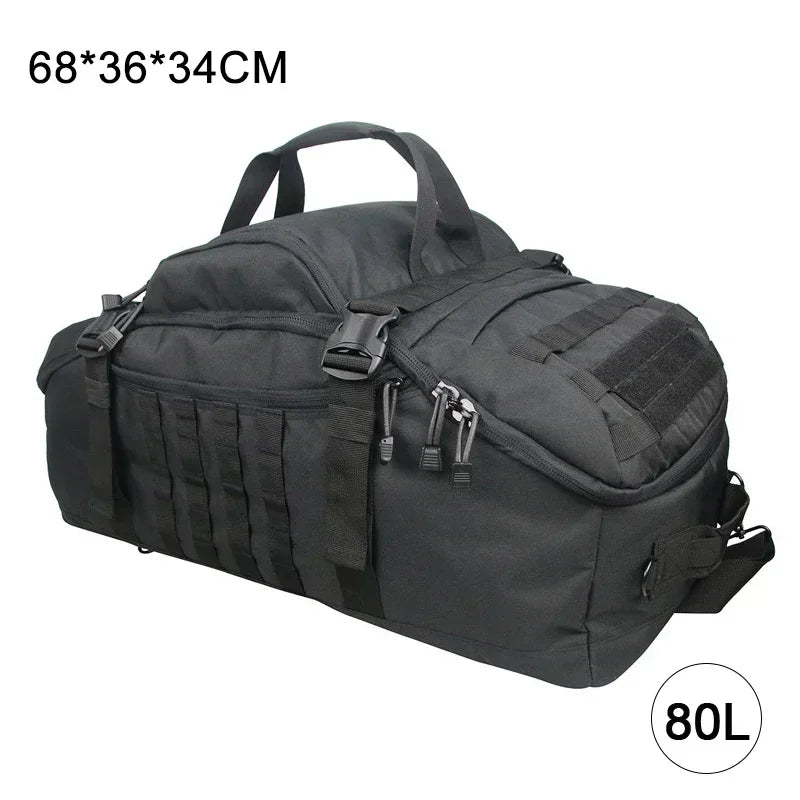 40L 60L 80L Travel Duffel Bag Military Tactical Backpack with Adjustable Strap Weekender Bag for Men Women Waterproof Gym Bags