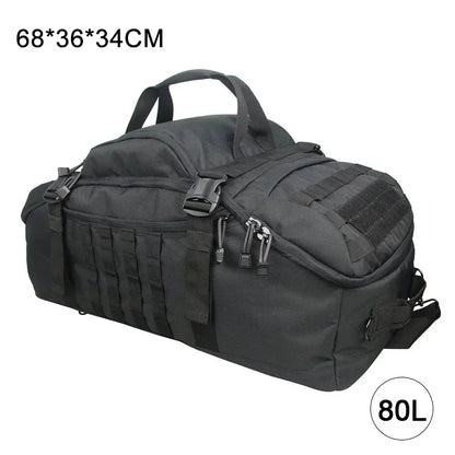 40L 60L 80L Travel Duffel Bag Military Tactical Backpack with Adjustable Strap Weekender Bag for Men Women Waterproof Gym Bags