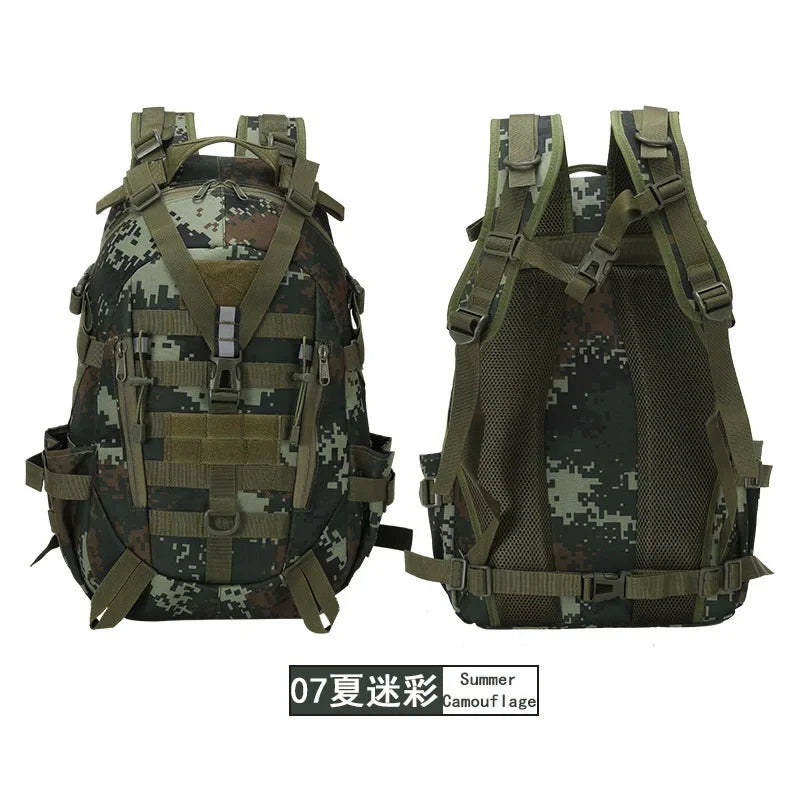 40L Backpack Outdoor Travel Camouflage Bag Tactical Rucksacks Large Capacity Waterproof Hiking Climbing Bags