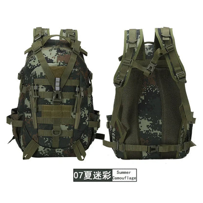 40L Backpack Outdoor Travel Camouflage Bag Tactical Rucksacks Large Capacity Waterproof Hiking Climbing Bags