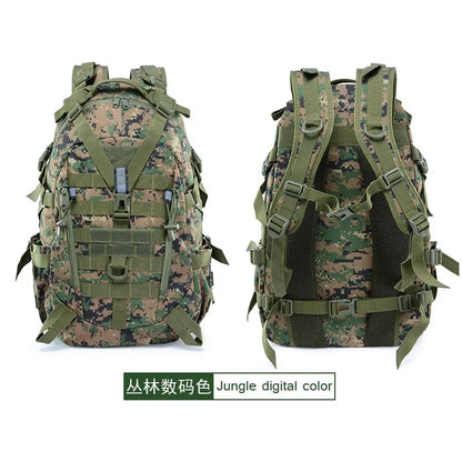 40L Backpack Outdoor Travel Camouflage Bag Tactical Rucksacks Large Capacity Waterproof Hiking Climbing Bags