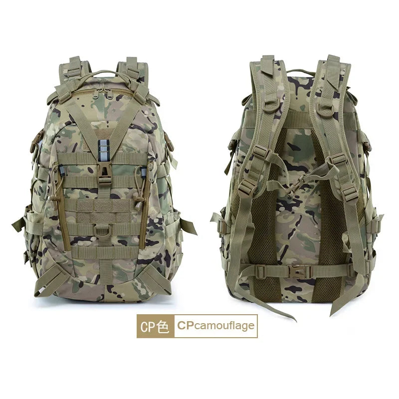 40L Backpack Outdoor Travel Camouflage Bag Tactical Rucksacks Large Capacity Waterproof Hiking Climbing Bags