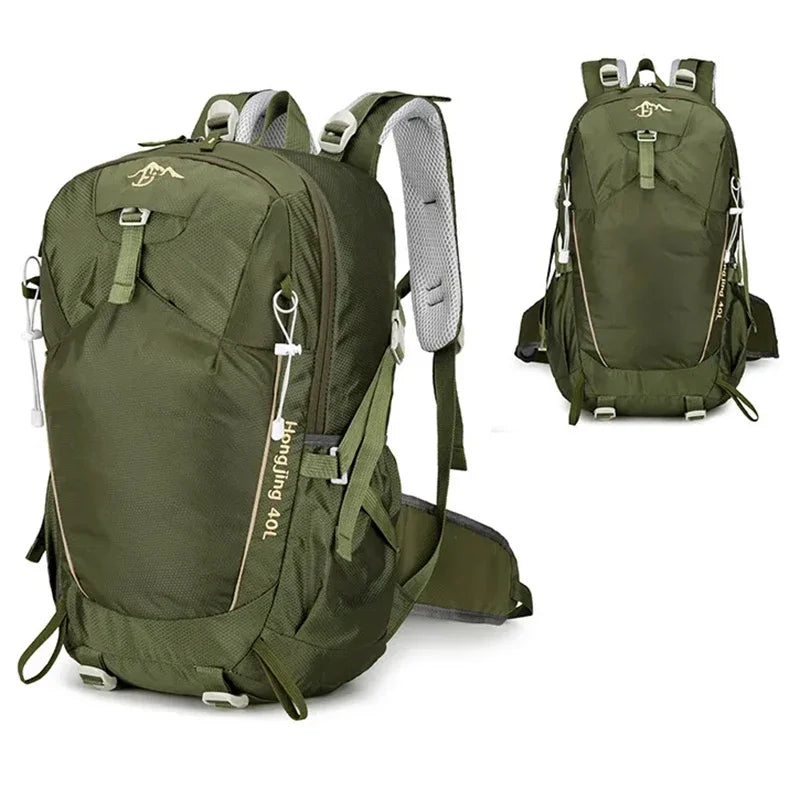 40L Climbing Backpack Large Capacity Outdoor Sports Camping Bag Hiking Mountaineering Waterproof Lightweight Travel Rucksack bag