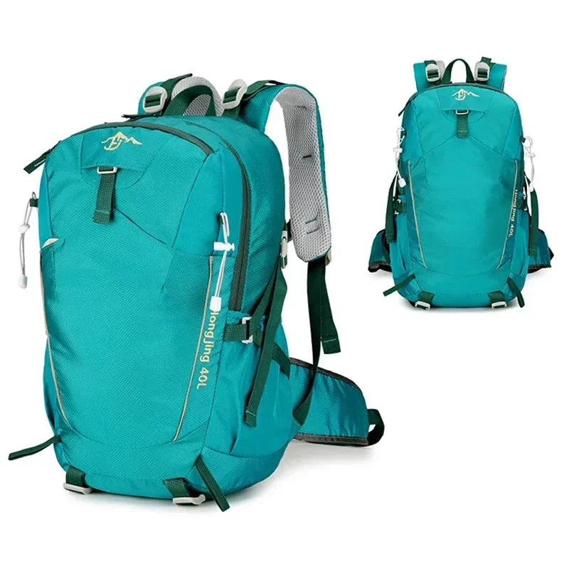 40L Climbing Backpack Large Capacity Outdoor Sports Camping Bag Hiking Mountaineering Waterproof Lightweight Travel Rucksack bag