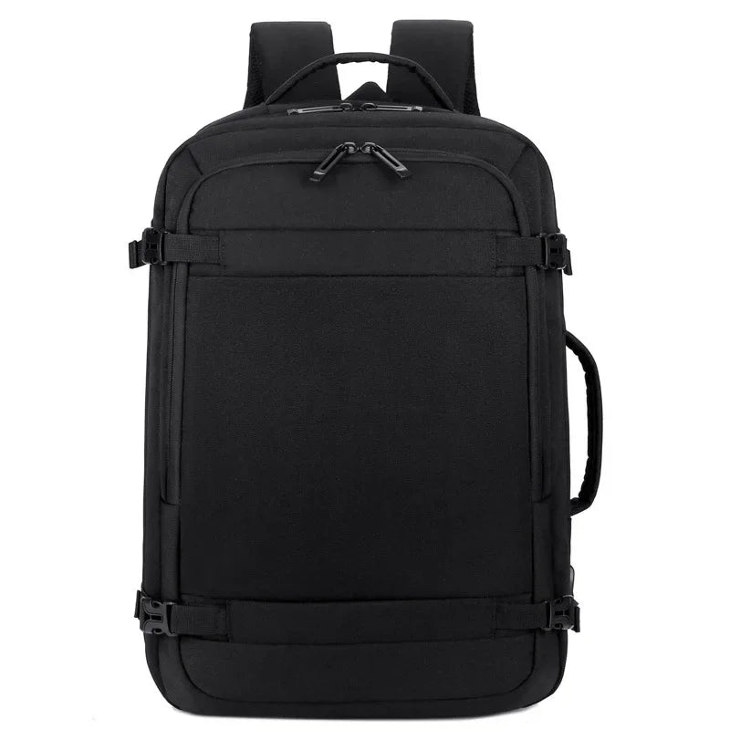 40L Expandable USB Travel Backpack, Flight Approved Carry on Bags for Airplanes,Water Resistant Durable 17-inch backpack men