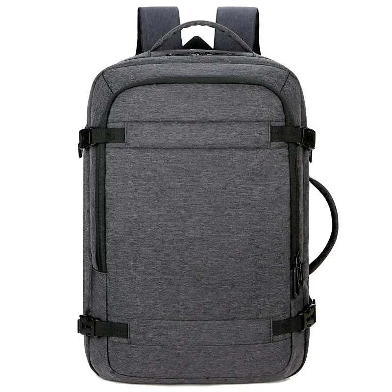 40L Expandable USB Travel Backpack, Flight Approved Carry on Bags for Airplanes,Water Resistant Durable 17-inch backpack men