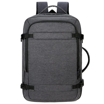 40L Expandable USB Travel Backpack, Flight Approved Carry on Bags for Airplanes,Water Resistant Durable 17-inch backpack men