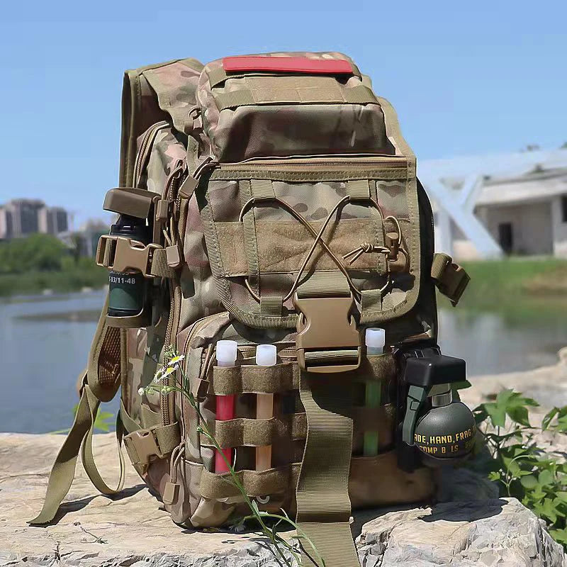 40L High capacity Outdoor Sports Backpack Hiking Backpack Molle System Backpack Outdoor Sports Backpack Camping Hiking Backpack