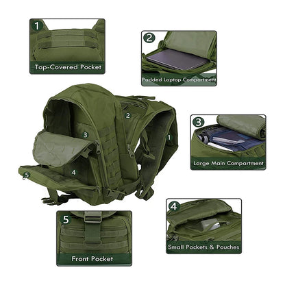 40L High capacity Outdoor Sports Backpack Hiking Backpack Molle System Backpack Outdoor Sports Backpack Camping Hiking Backpack