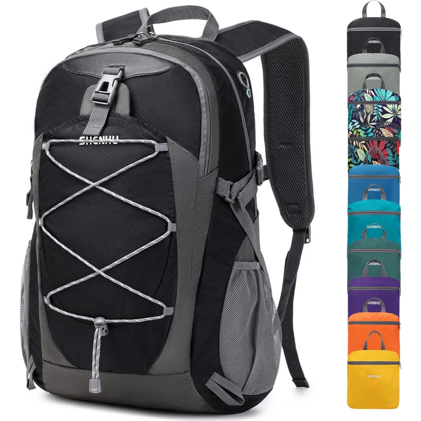 40L Hiking Backpack Lightweight Daypack Waterproof Travel Camping Backpack for Men Women Sport Packable