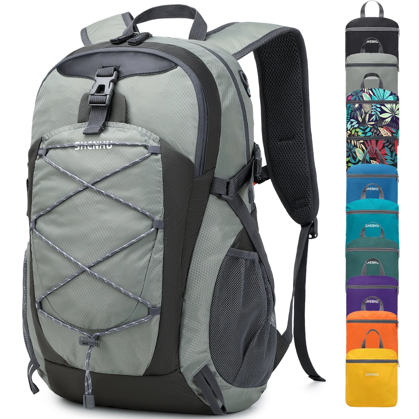 40L Hiking Backpack Lightweight Daypack Waterproof Travel Camping Backpack for Men Women Sport Packable