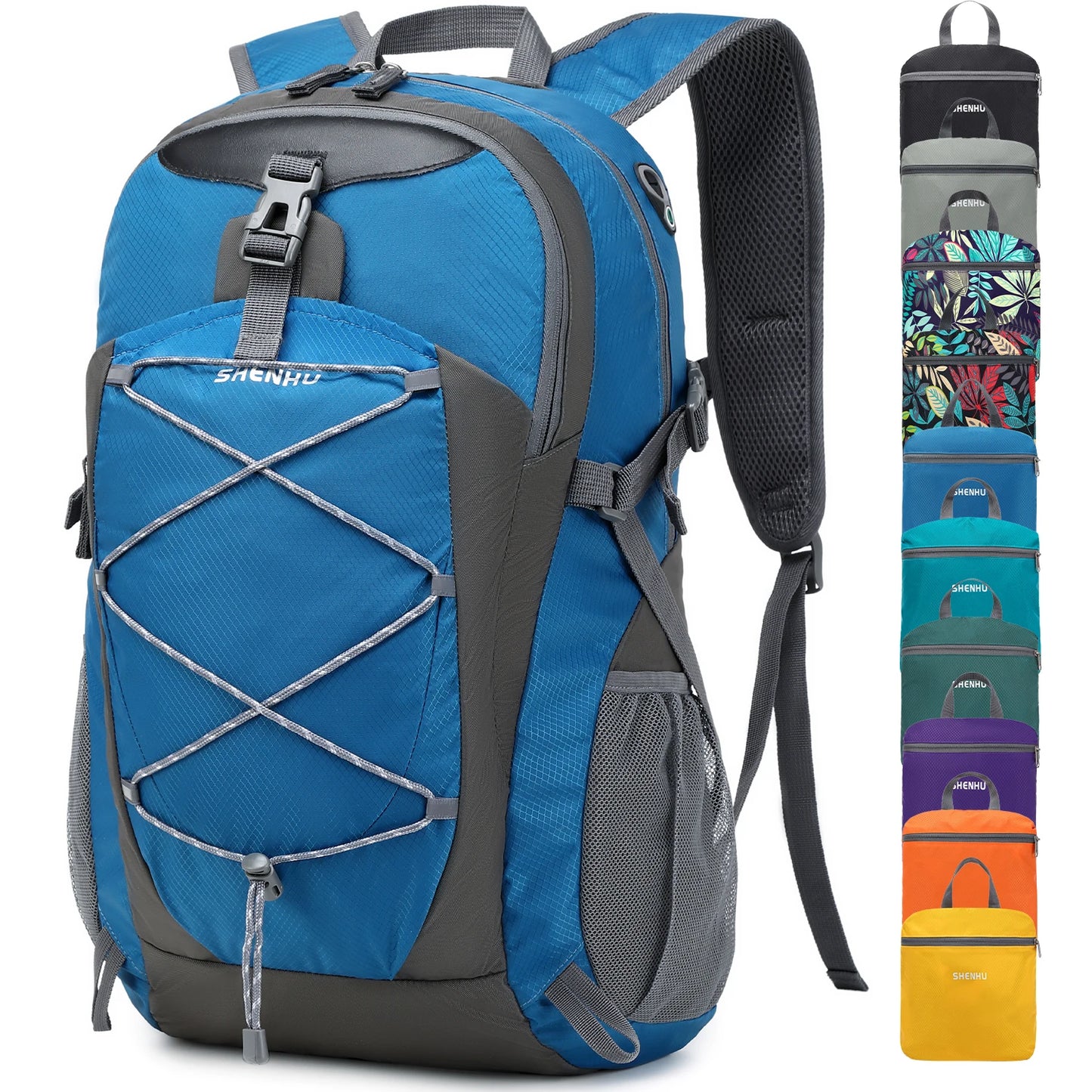 40L Hiking Backpack Lightweight Daypack Waterproof Travel Camping Backpack for Men Women Sport Packable