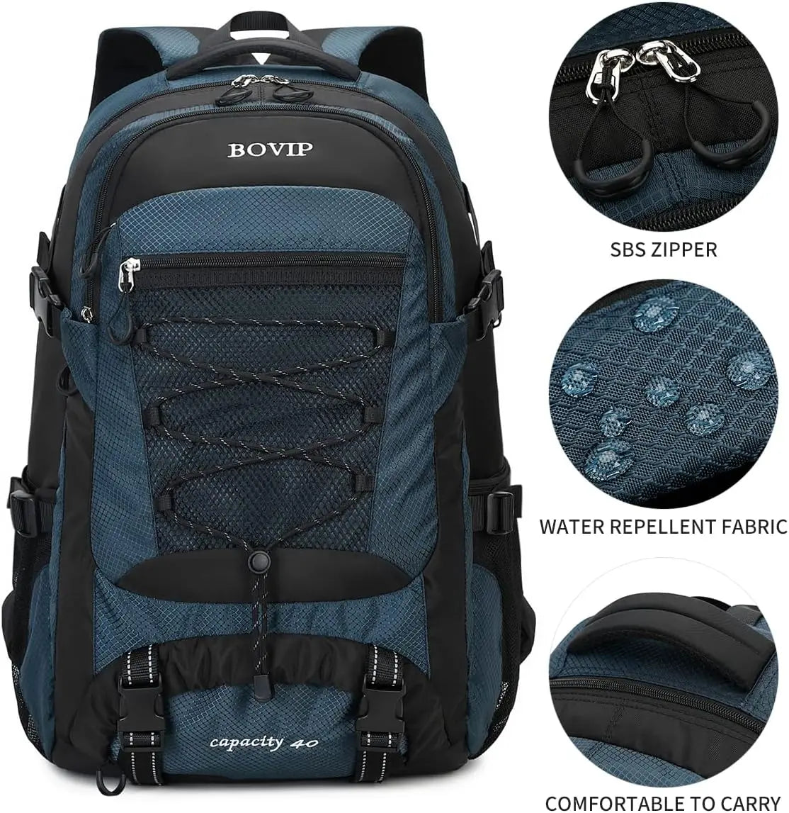40L Hiking Backpack Waterproof Lightweight Daypack Travel Sports Camping Backpack for Men Women