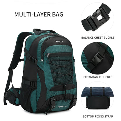 40L Hiking Backpack Waterproof Lightweight Daypack Travel Sports Camping Backpack for Men Women