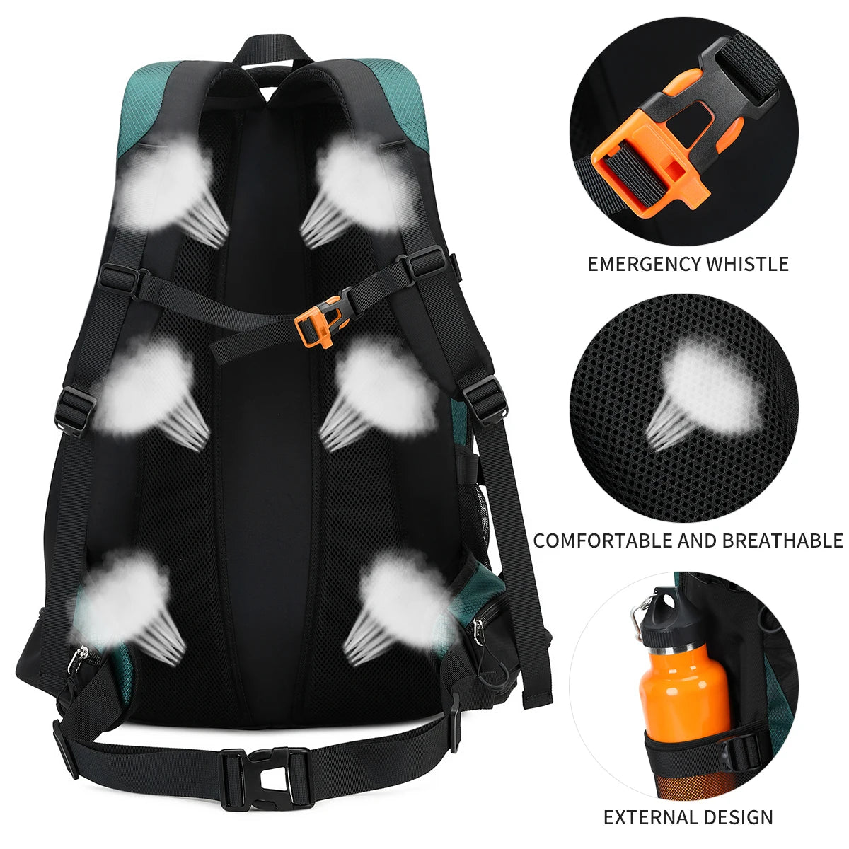 40L Hiking Backpack Waterproof Lightweight Daypack Travel Sports Camping Backpack for Men Women