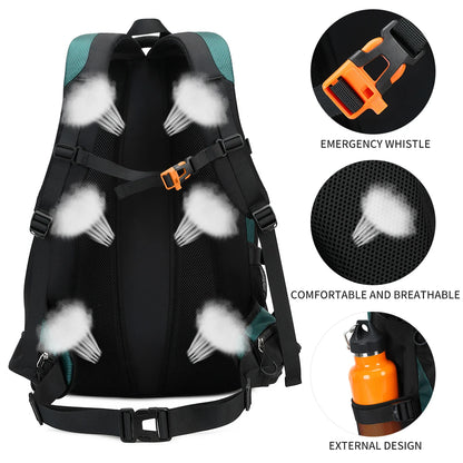 40L Hiking Backpack Waterproof Lightweight Daypack Travel Sports Camping Backpack for Men Women