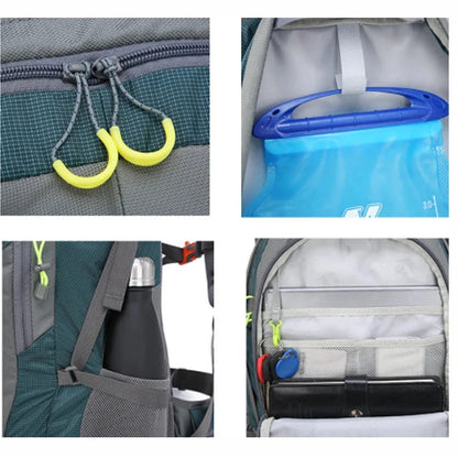 40L Men Unisex Outdoor Hiking Backpack Travel Sports Pack Fishing Bag Climbing Camping Rucksack For Male Women Female