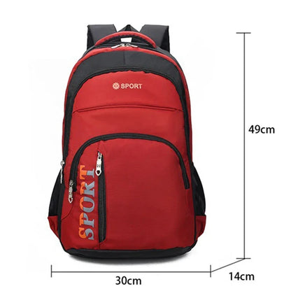 40L Men‘s’ Outdoor Hiking Travel Climbing Rucksack School Bags Pack Sports Bag Camping Backpack For Male Female Women