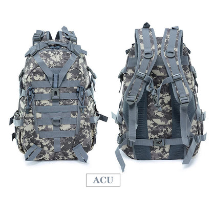 40L Outdoor Sports Backpack for men's camping Hiking backpack Reflective outdoor travel bag Molle 3P Hiking backpack bag