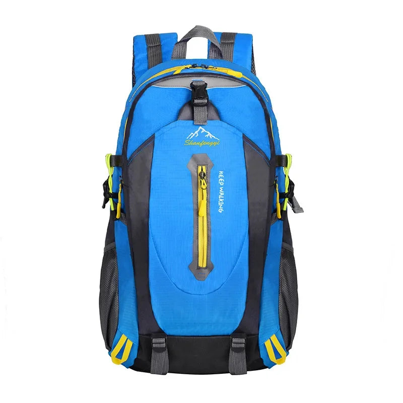 40L Unisex Men Backpack Waterproof Hiking Mountaineering Backpacks Outdoor Sports Travel Pack Camping Climbing Bag For Male 2024