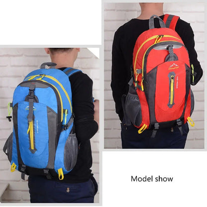 40L Unisex Men Backpack Waterproof Hiking Mountaineering Backpacks Outdoor Sports Travel Pack Camping Climbing Bag For Male 2024