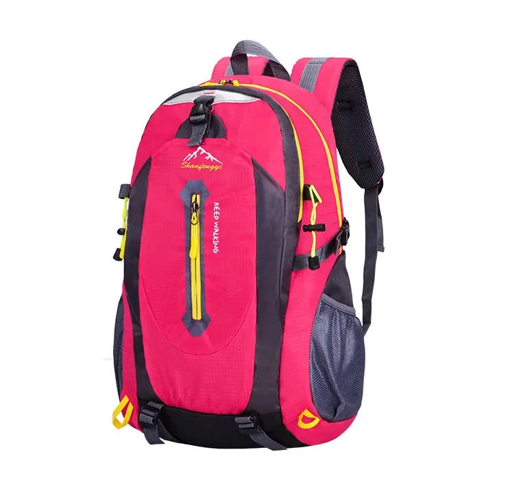 40L Unisex Men Backpack Waterproof Hiking Mountaineering Backpacks Outdoor Sports Travel Pack Camping Climbing Bag For Male 2024