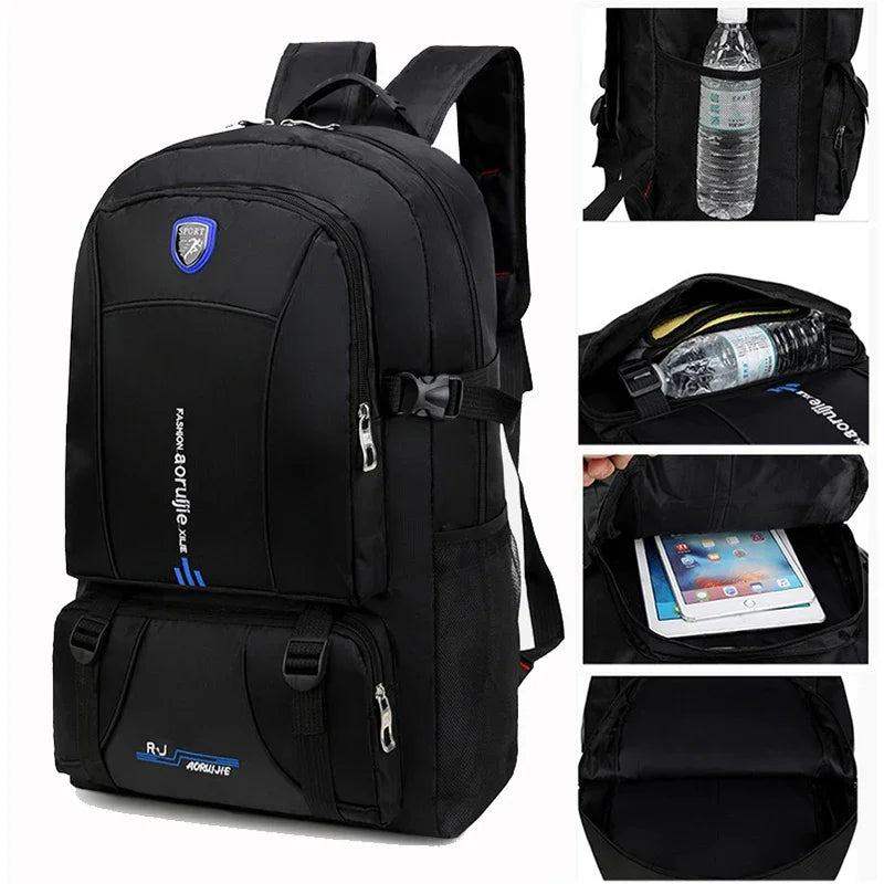 40L Unisex Men's Outdoor Hiking Travel Pack Sports School Bag Fishing Climbing Camping Backpack for Male Women Female