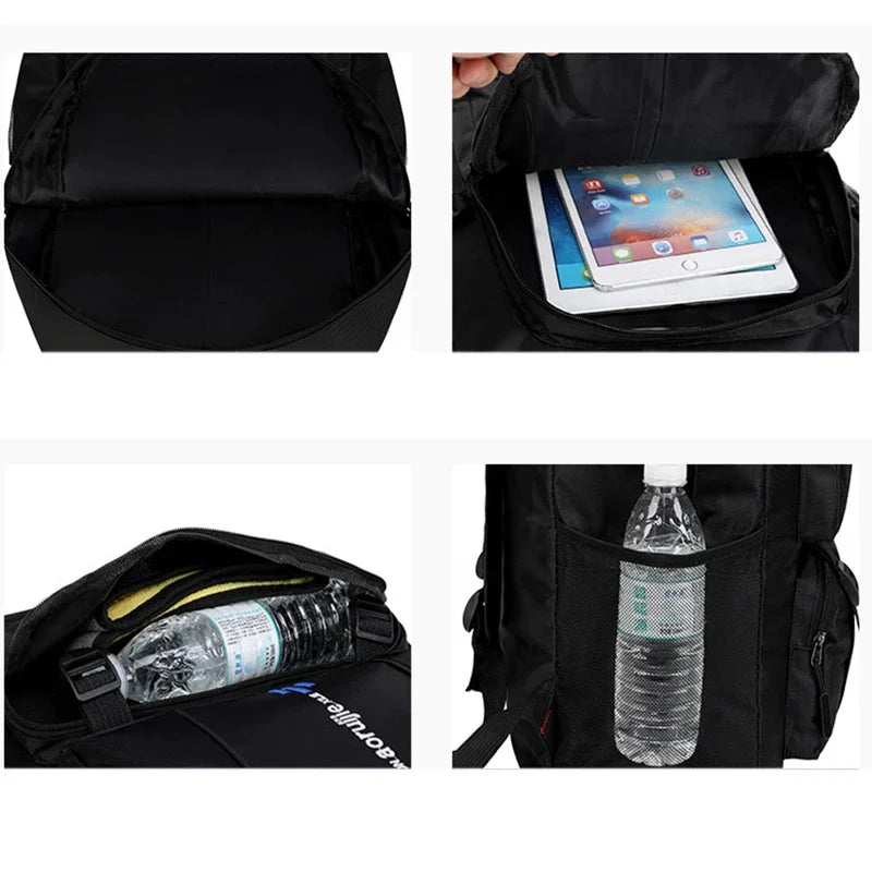 40L Unisex Men's Outdoor Hiking Travel Pack Sports School Bag Fishing Climbing Camping Backpack for Male Women Female