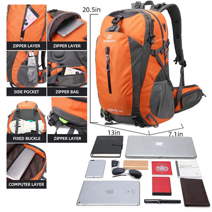 40L Waterproof Lightweight Hiking Backpack Camping Backpack Travel Backpack for Men Women