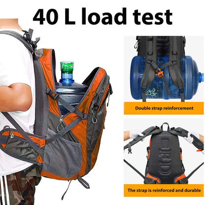 40L Waterproof Lightweight Hiking Backpack Camping Backpack Travel Backpack for Men Women