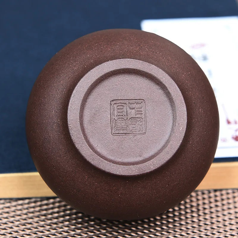 40ML Antique Purple Clay Tea Cup Chinese Portable Master Cup Household Tea Accessories Traditional Zisha Small Tea Bowl